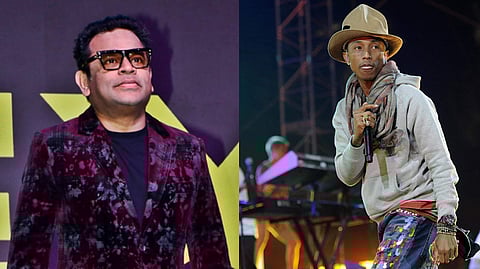 Oscar-winning composer A R Rahman has collaborated with globally popular musician Pharrell Williams