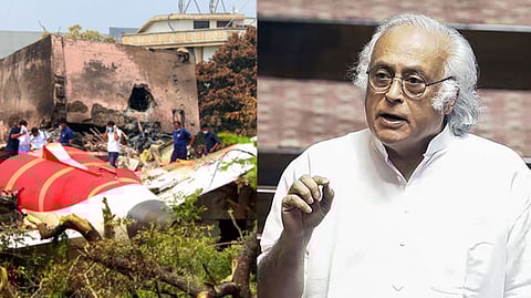 Ramesh raised the issue on social media platform X, sharing a media report that revealed the Aircraft Accident Investigation Bureau (AAIB) has yet to name a lead investigator, nearly two weeks after the tragic incident.