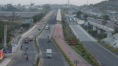 The state government has initiated these elevated corridor projects to ease traffic congestion in the central areas of Secunderabad and Hyderabad.