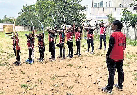 From medals to mentorship:
Harathi’s archery journey