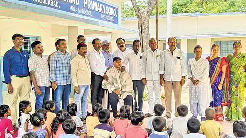 Krishnamurthy has received “Best Teacher” awards at both mandal and district levels.