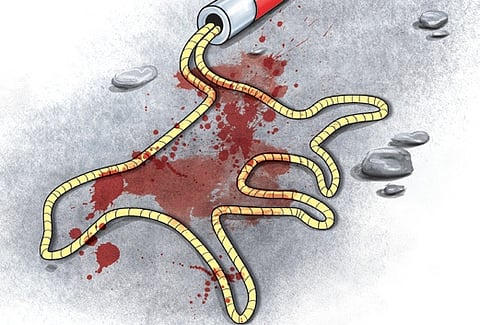 A dog lover, she had kept four labradors and spent most of her time with them. One of her dogs died two days ago. Instead of burying or cremating it, she kept the carcass leading to the foul smell coming out of her flat.