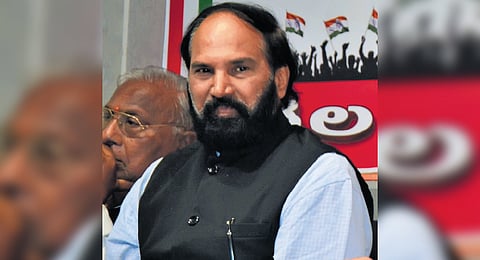 Irrigation Minister N Uttam Kumar Reddy.