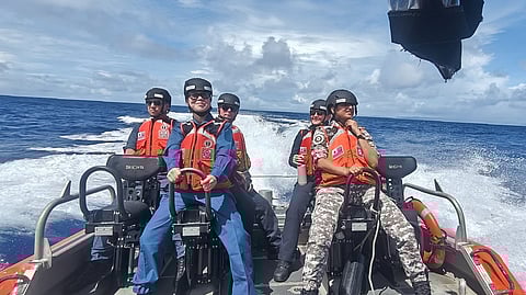 In a landmark step for IndoPacific maritime synergy, Coast Guards of QUAD nations, India, Japan, UnitedStates, and Australia launched QUAD at Sea Ship Observer Mission aboard USCGC Stratton enroute to Guam.