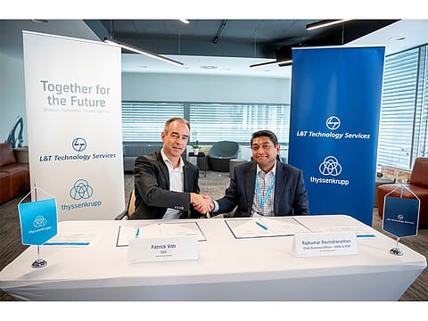 L&T Technology Services and thyssenkrupp Steering Business Unit Enter Into a Strategic Partnership to Establish a Global Software Hub in Pune, India