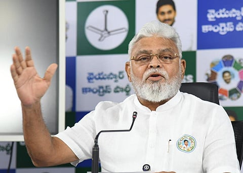 Former minister Ambati Rambabu