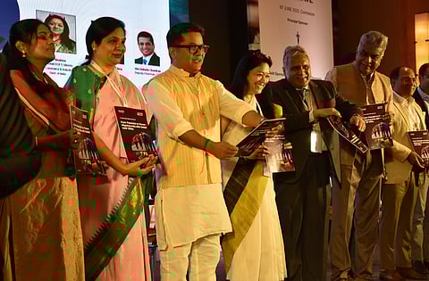 Union Minister of State for External Affairs and Textiles Pabitra Margherita inaugurates the 3rd Man-Made Fibre (MMF) Conclave organised by the Confederation of Indian Textile Industry, in Coimbatore on Monday.