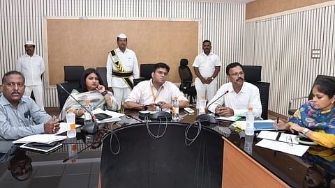 Central Jal Shakti team visited Guntur and reviewed the progress of various water schemes in the district on Monday.