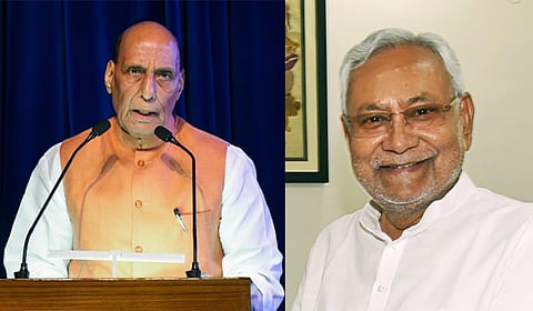 Defence Minister Rajnath Singh said that Bihar Chief Minister Nitish Kumar will be the CM face of the ruling NDA in the state.