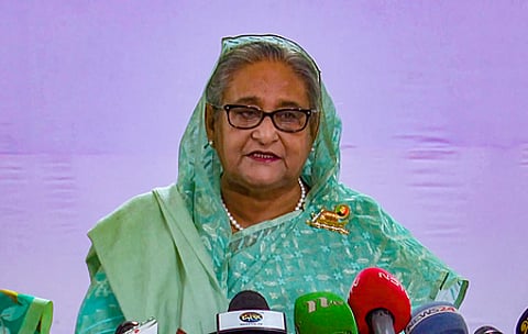 Bangladesh’s ousted Prime Minister Sheikh Hasina.