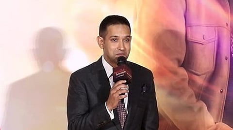 Vikrant Massey speaking at the launch of 'Aankhon ki Gustaakhiyan'.