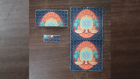 LSD stamps seized by NCB as part of an operation that led to major seizure of drugs from a Muvattupuzha native who was the kingpin of a darkweb-based cartel.