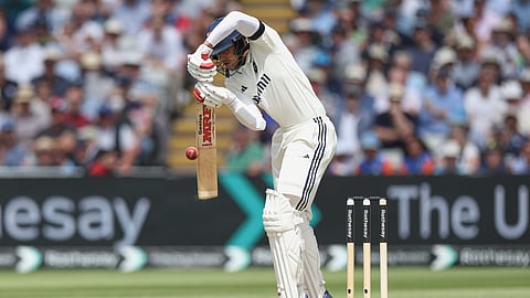 India's captain Shubman Gill bats on day one of the second cricket test match between England and India at Edgbaston in Birmingham, England, Wednesday, July 2, 2025.