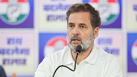 Congress leader Rahul Gandhi