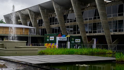 View of the Modern Art Museum (MAM), where the BRICS summit 2025 will be held in Rio de Janeiro, Brazil, on July 4, 2025.