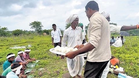 Tribal communities in several villages, including Gourapur in Indravelli mandal, celebrated Akadi Puja on Saturday.