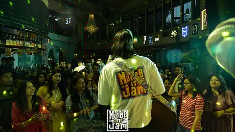 Attendes vibing at the jamming session organised by Maybe It's A Jam