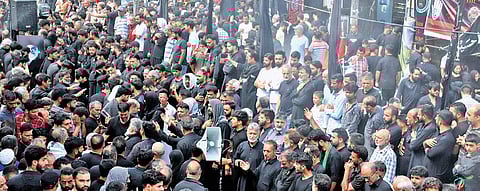 Muharram procession taken out in Srinagar amid heavy security, curbs