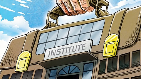The Sangh Parivar got an advantage after the legal tussle over the appointment of VCs reached the Supreme Court, and the governor was allowed to make temporary appointments in universities.