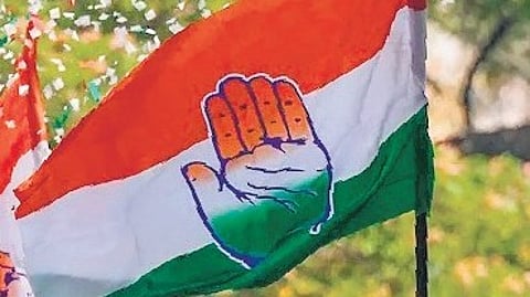 Representative image of Congress flag.