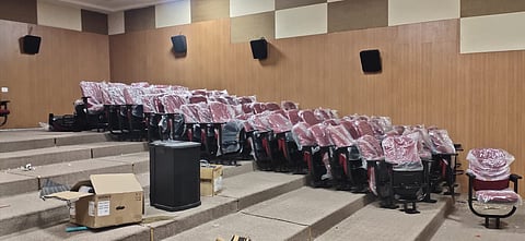 The students withdrew their previous indefinite protest from May 15 following assurances by the Centre that crucial facilities would be made available in the campus by May 31.