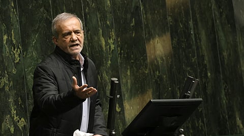 Iran's President Masoud Pezeshkian