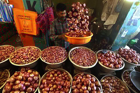 As of Tuesday, a smaller variety of shallots or sambar onions were sold at Rs 60-Rs 80 per kilo, and the first quality load was sold at Rs 90 per kilo.
