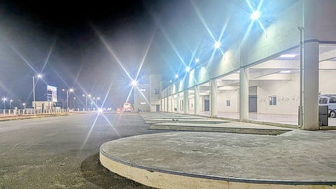 The terminus wearing a deserted look