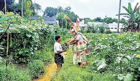 The harvest festival held at Karumaloor