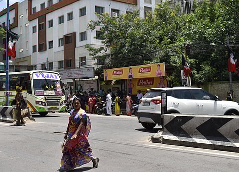 Despite a nod to relocate the bus stand for travelling on Tiruchy Road in front of the Coimbatore Medical College, approved by the district road safety committee, the officials from the Coimbatore City Municipal Corporation have been delaying the process.