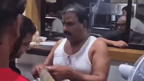 Sena MLA Sanjay Gaikwad, aligned with Deputy Chief Minister Eknath Shinde’s faction punched a canteen worker at the Akashvani MLA hostel in Mumbai.