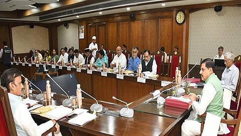 Madhya Pradesh Cabinet led by Chief Minister Dr Mohan Yadav.