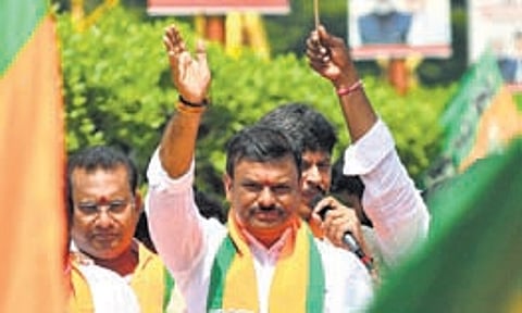 BJP Andhra Pradesh State President, PVN Madhav.