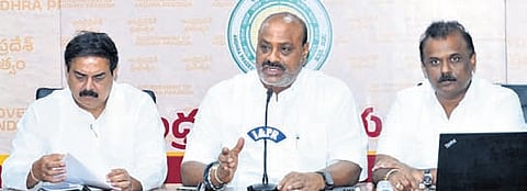 griculture Minister Kinjarapu Atchannaidu, Revenue Minister Anagani Satya Prasad, and Civil Supplies Minister Nadendla Manohar fiercely criticised YSRCP chief YS Jagan Mohan Reddy.