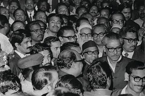 Sheikh Mujib in 1972