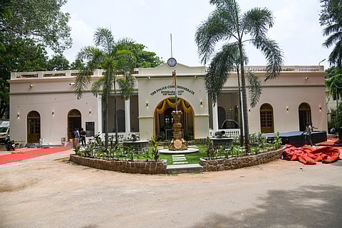 Hyderabad's historic Kotwal House, the former Police Commissionerate building handed over in 1905, has been meticulously restored to its original colonial-era grandeur.