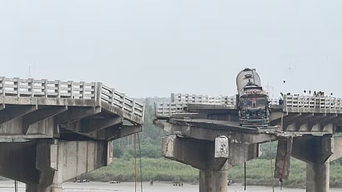 The bridge, which connects central Gujarat to the Saurashtra region, collapsed around 7 am on Wednesday, July 9,2025.