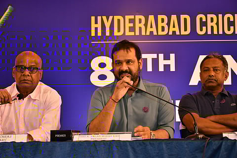 The CID apprehended the accused persons A Jagan Mohan Rao (president of HCA), JS Srinivasa Rao (treasurer of HCA), Sunil Kante (CEO of HCA), Rajendra Yadav (general secretary of Sri Chakra Cricket Club), and G Kavitha (president of Sri Chakra Cricket Club) on Wednesday.