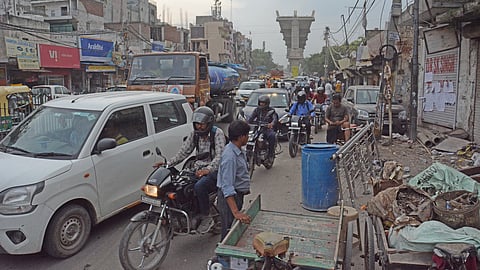 For over two years now, the stretch, crucial for thousands travelling daily through Sangam Vihar, Deoli, Khanpur, Ambedkar Nagar, Madangir, Pushp Vihar and Saket, has borne the brunt of unrelenting infrastructure work.
