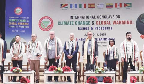 Ambassadors and diplomats at global conclave on climate change in Bhubaneswar on Thursday.
