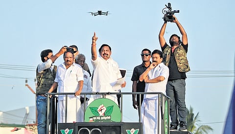 AIADMK general secretary EPS speaking in Villupuram district on Friday