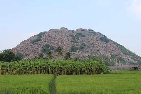 A view of the Gingee Fort