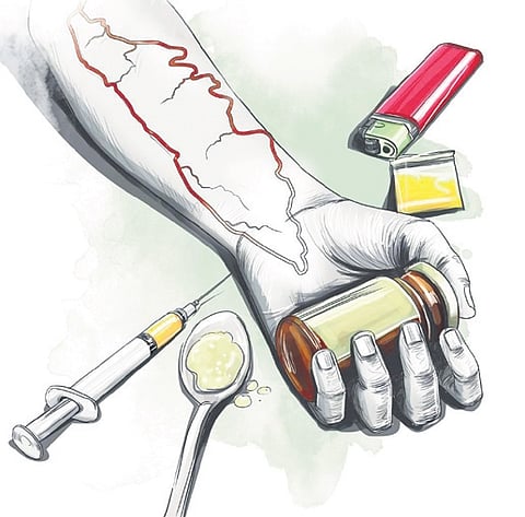 The two arrested told sleuths that it was their honeymoon trip. However, they later admitted to smuggling drugs.