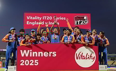 India lost the fifth and final match on Saturday but they sealed the series 3-2 after securing a dominant six-wicket triumph in the fourth T20I at Manchester on Wednesday.