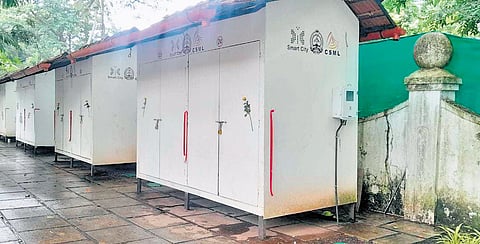 Kiosks provided to street vendors in Fort Kochi area