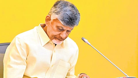 CM Naidu has directed all MLAs and MLCs to visit farmlands every month from October, interact with farmers, understand their issues.