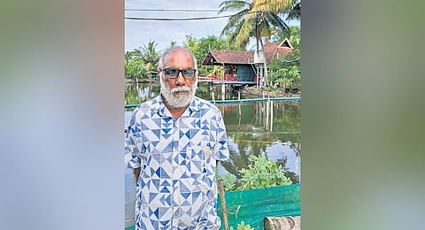 , Sasikumar has been named the Best Backyard Farmer by the state government under the programme ‘Janakeeya Matsyakrishi’.