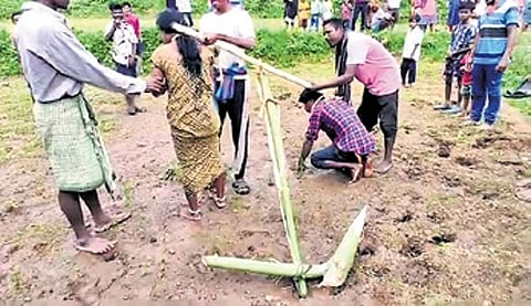 A meeting was convened by village elders and family members of the couple following which they decided to carry out the ‘purification’ ritual before accepting the marriage.