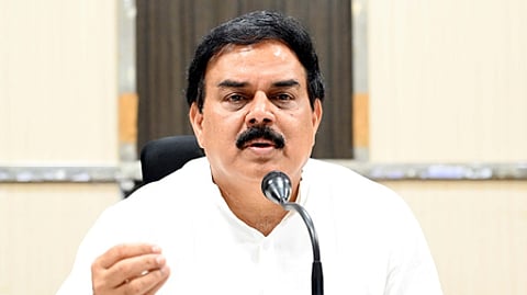 Minister for civil supplies nadendla Manohar.