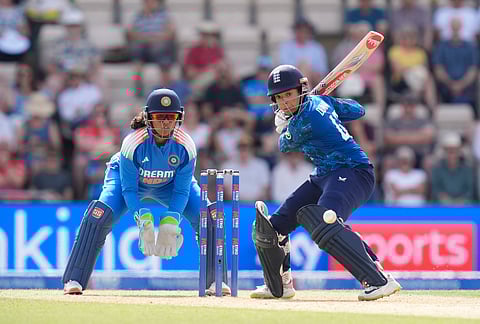 Sophia Dunkley scored 83 runs in the first ODI against India